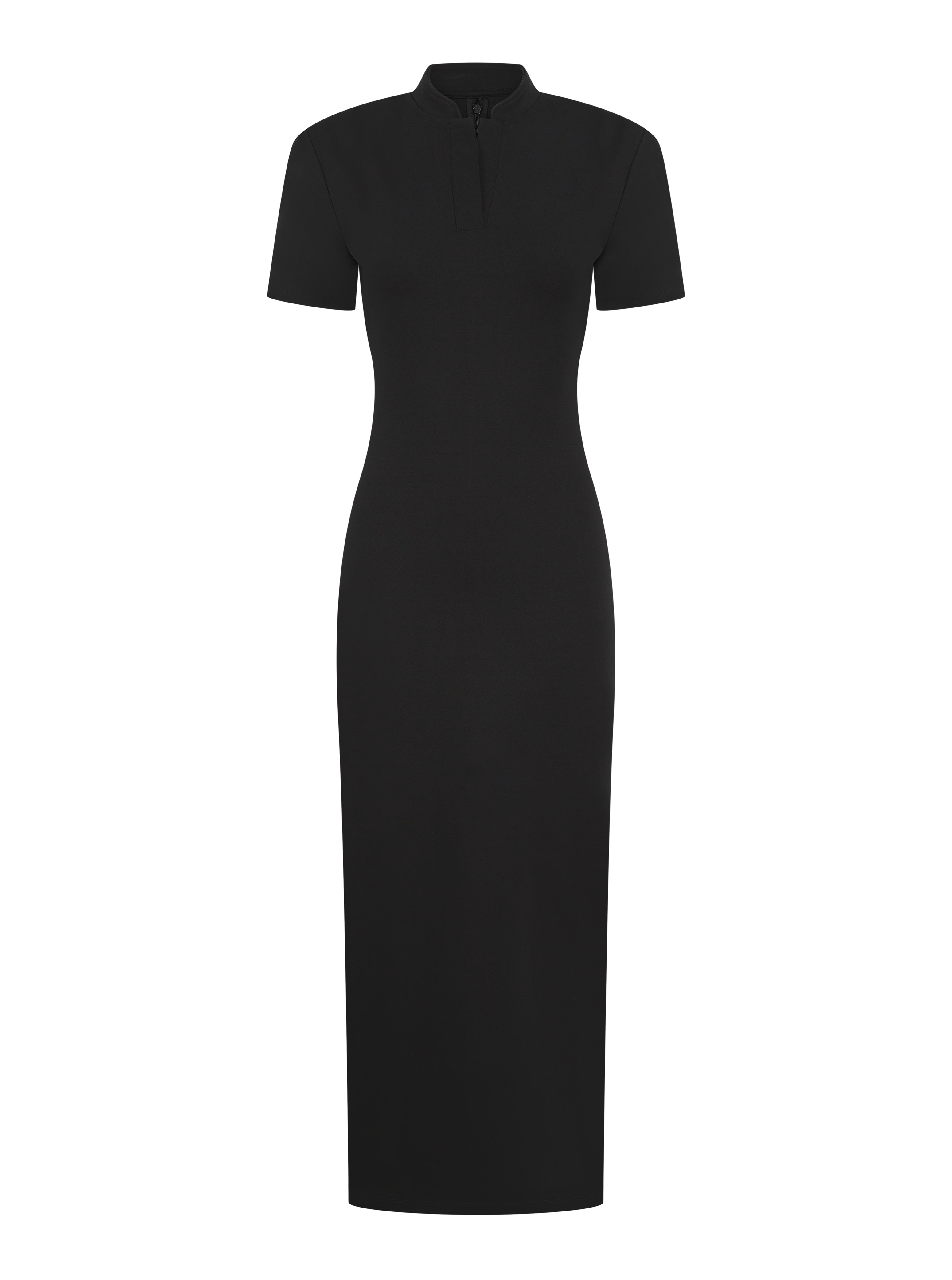 Power Fitted Dress - Black | Maebe