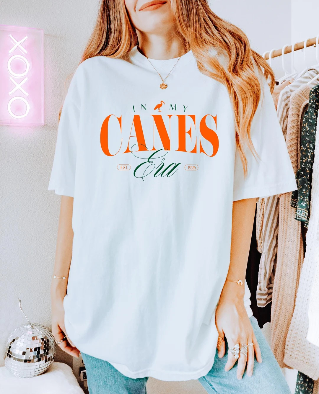 In My Canes Era Shirt University of Miami College Football Shirt Miami Hurricanes Era Shirt Miami... | Etsy (US)