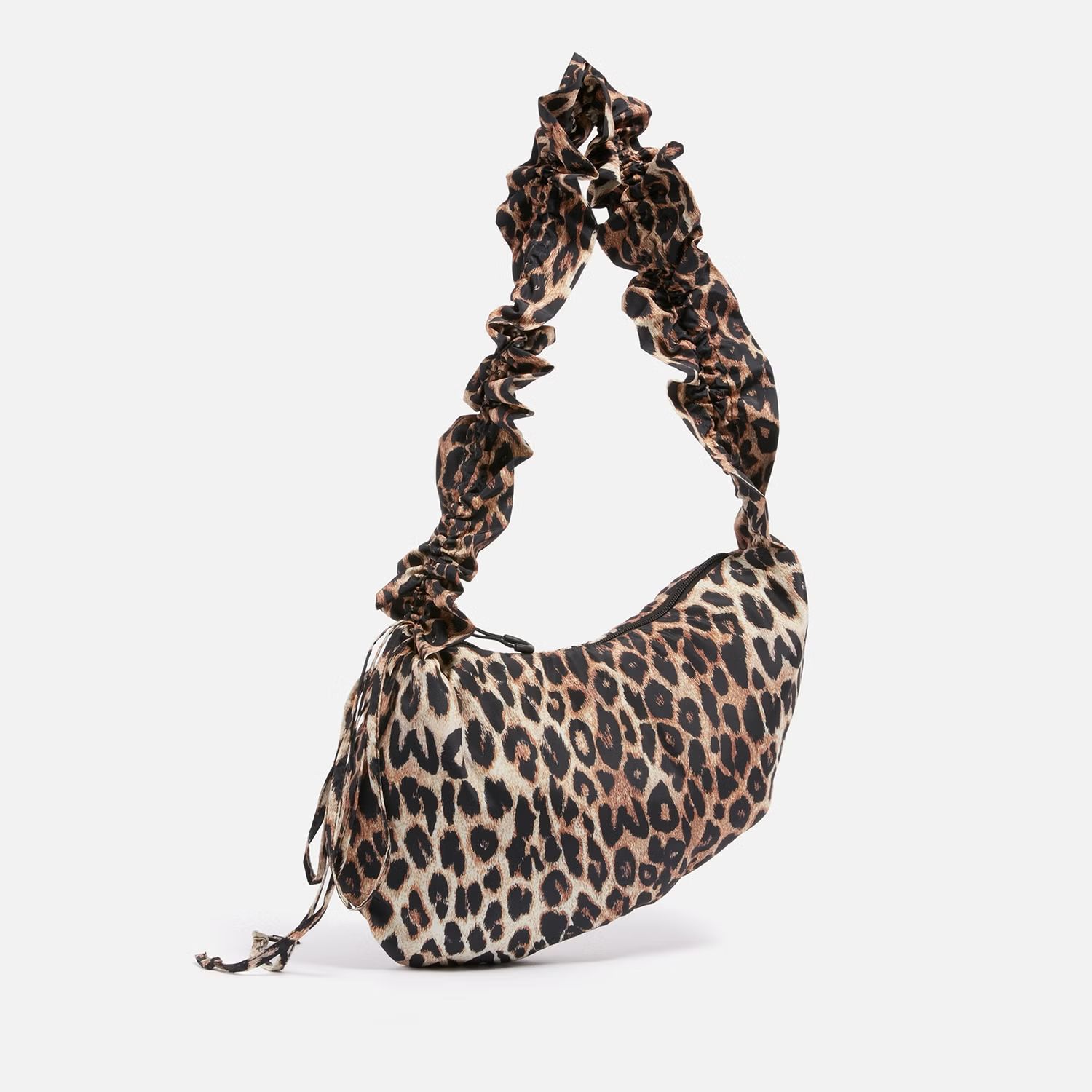 Damson Madder Kidney Leopard-Print Shell Bag | The Hut (UK)