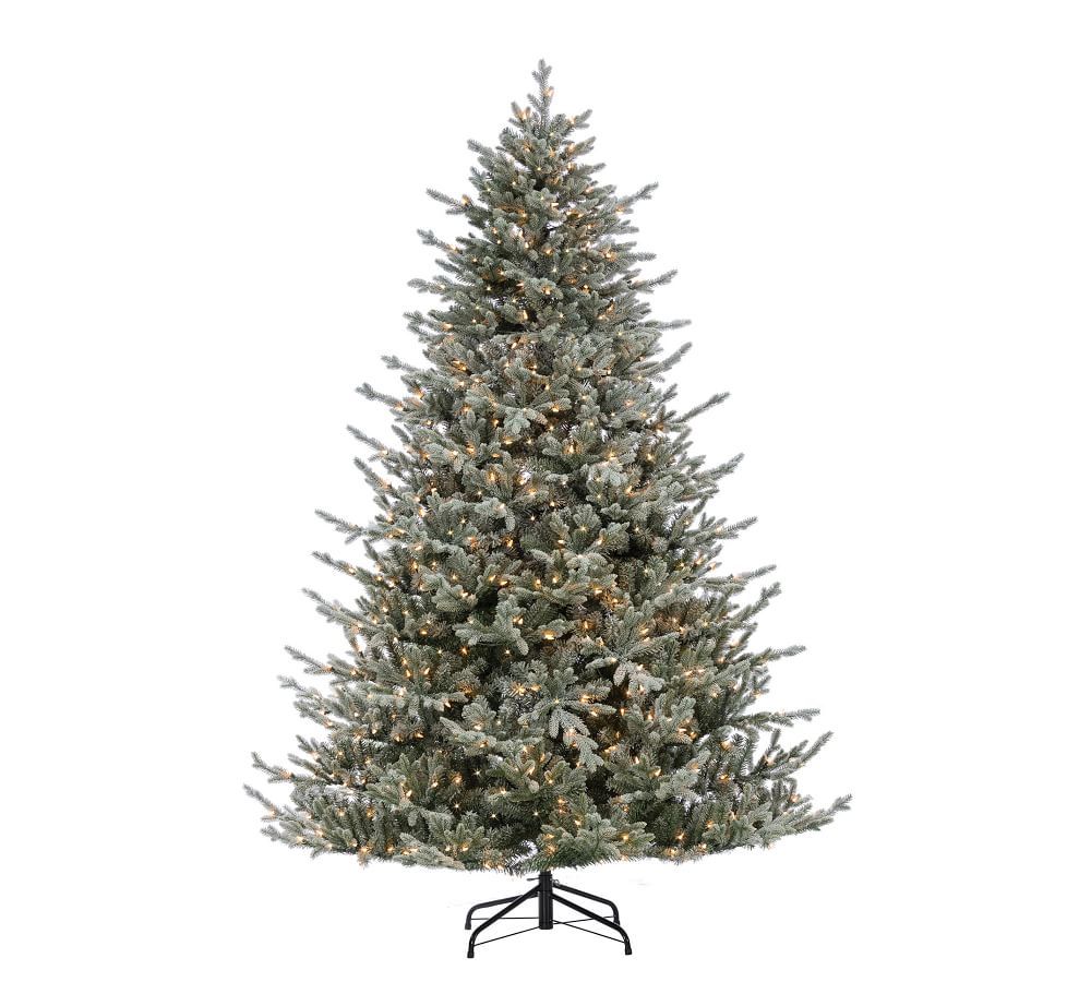 Pre-Lit Flocked Fir Artificial Christmas Tree - 7.5ft | Pottery Barn (US)