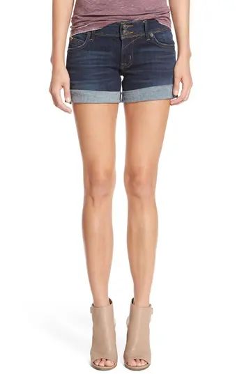 Women's Hudson Jeans 'Croxley' Cuffed Denim Shorts, Size 26 - Blue | Nordstrom
