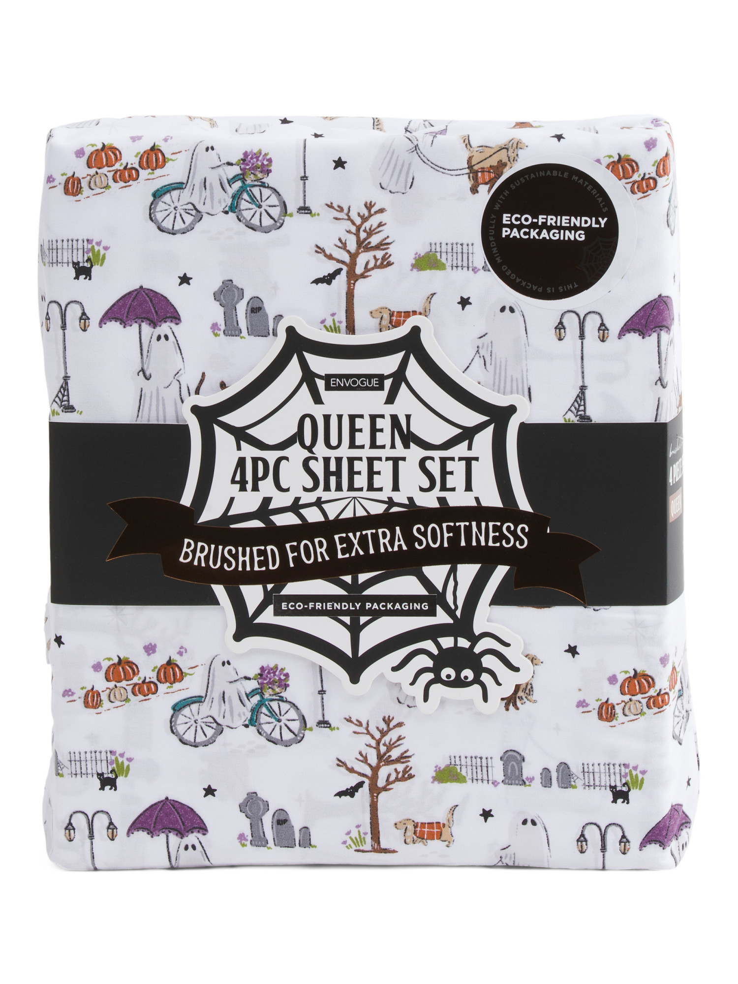4pc Ghost Dogwalking Sheet Set | TJ Maxx