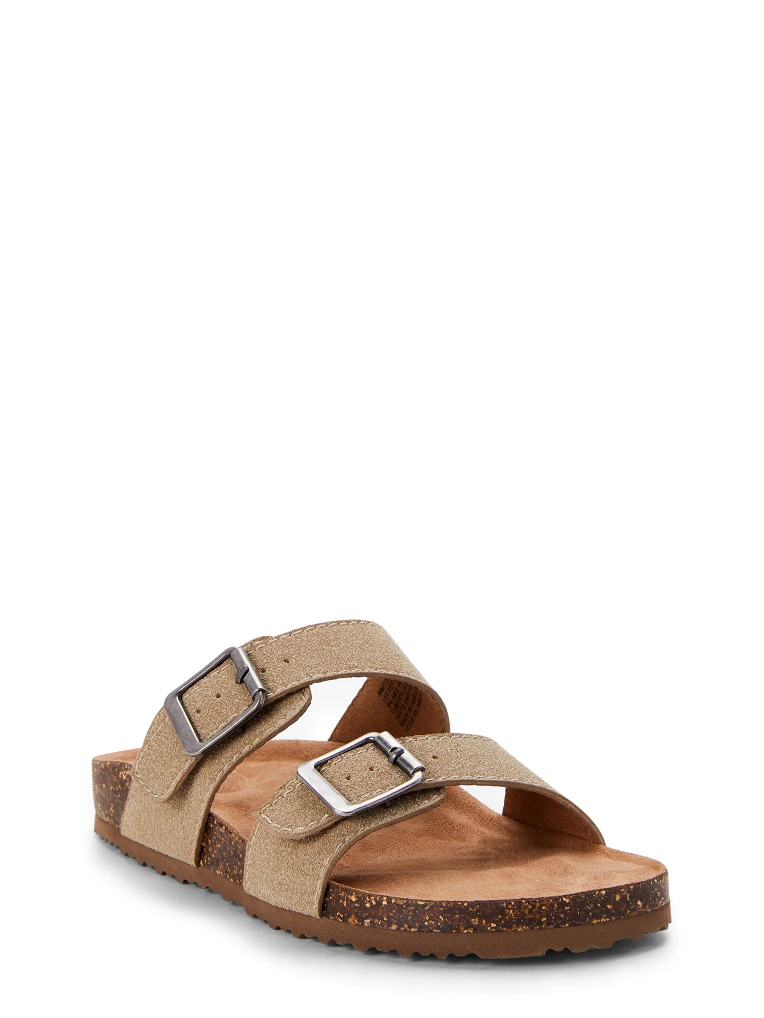 Time and Tru Two Band Footbed Slide (Women's) | Walmart (US)
