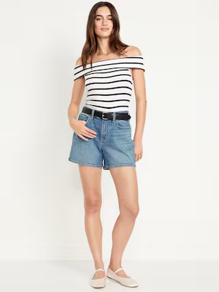 High-Waisted Jean Shorts -- 5-inch inseam | Old Navy (US)