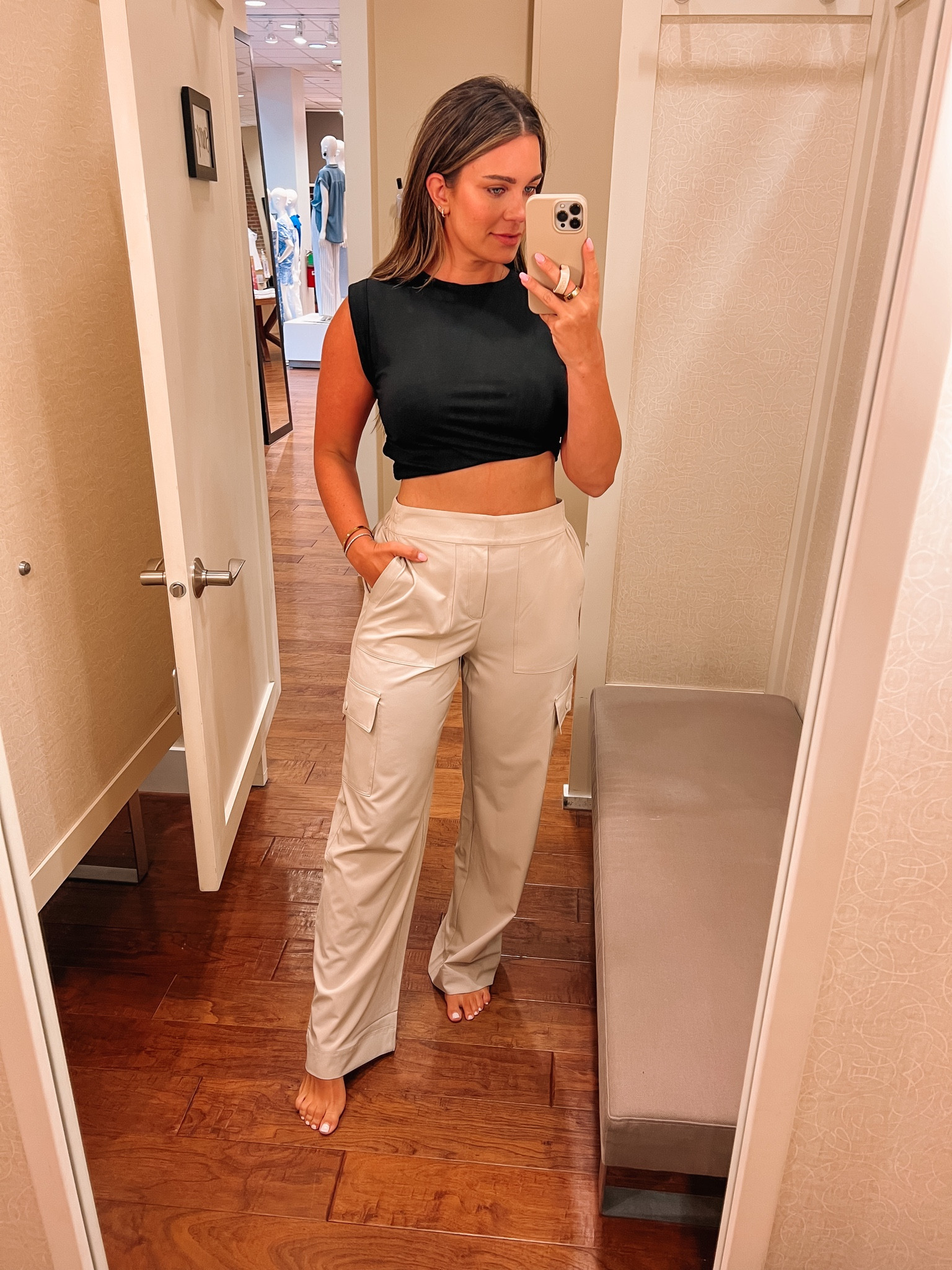 Loveeee this cargo pants and crop! 50% off AT LOFT with code CYBER 

#LTKFind #LTKstyletip #LTKsalealert