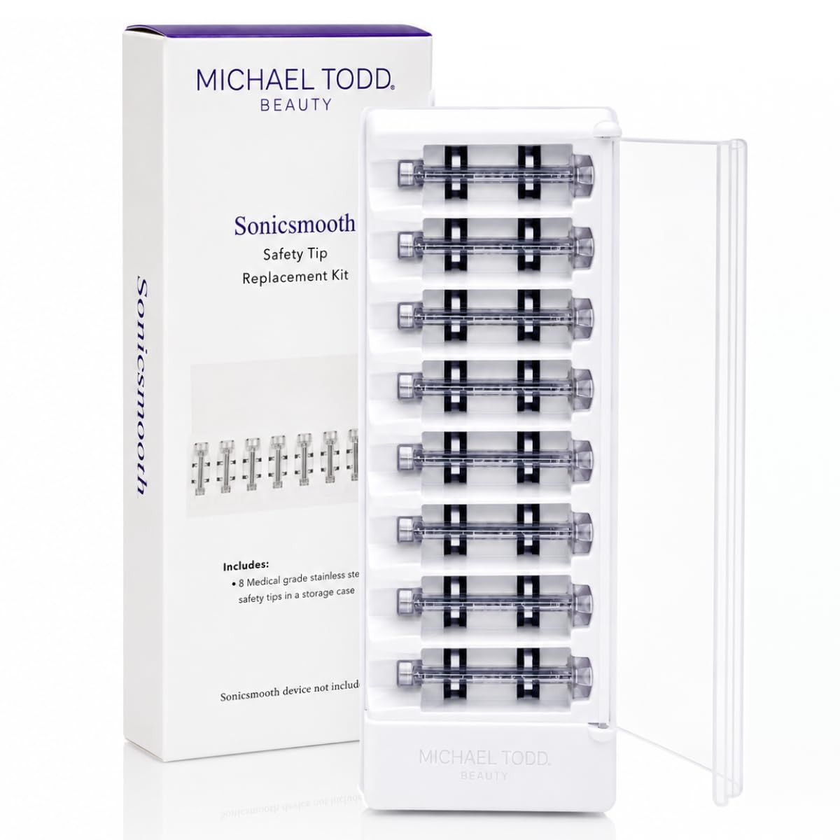 Michael Todd Beauty Single-Use Dermaplaning Blade Refills, 8-Pack | Amazon (US)