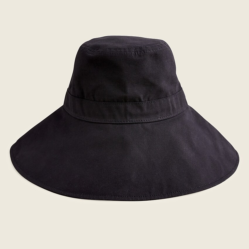 Wide-brim bucket hat with UV coating | J. Crew US