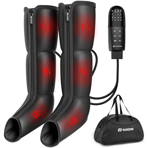 Leg Compression Massager with Heat for Circulation, Medical-Grade Compression Boots, Edema Relief for Legs/Feet, Foot/Calf Therapy, Post-Surgery & Sports Recovery, Gifts for Mom Her | Amazon (US)