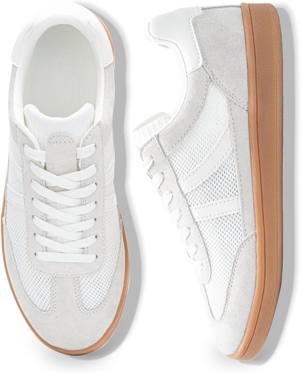 Rosella Carlie Women's Fashion Sneakers - Leather Slip On Shoes for Women | Amazon (US)