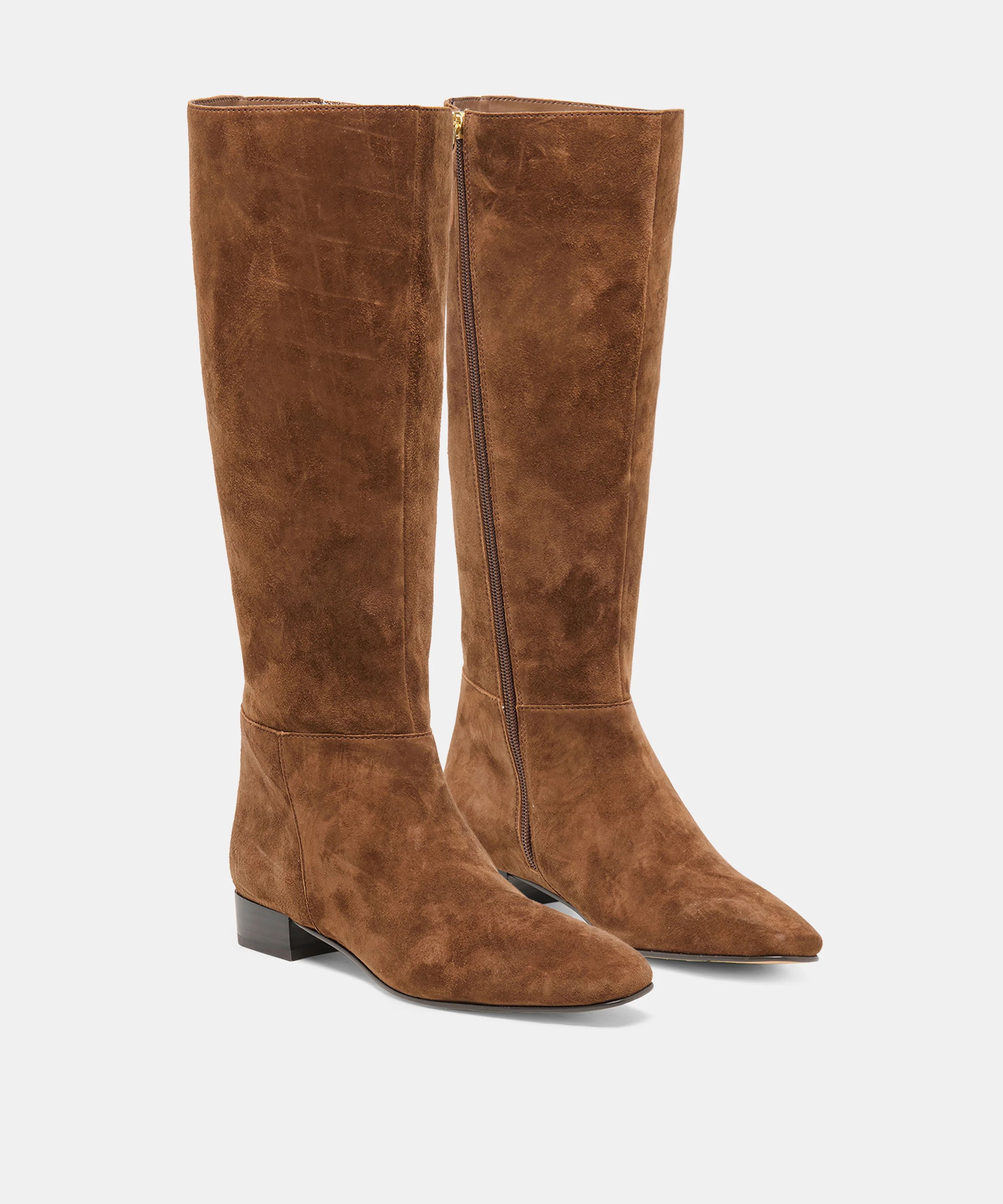 TYWIN Cocoa Suede Knee-High Boots | Dolce Vita | DolceVita.com