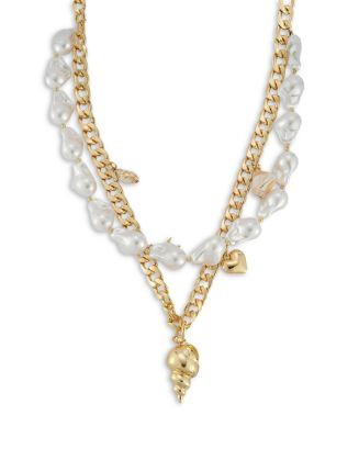 Imitation Pearl Shell Multi Strand Pendant Necklace - Exclusive | Bloomingdale's (US)