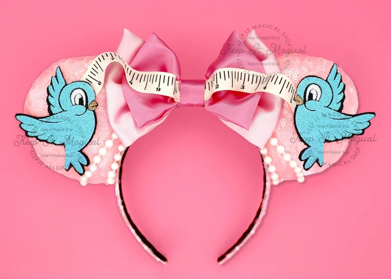 Cinderella Ears Cinderella Minnie Mouse Ears Cinderella Birds Ears Princess Cinderella Mickey Ear... | Etsy (US)