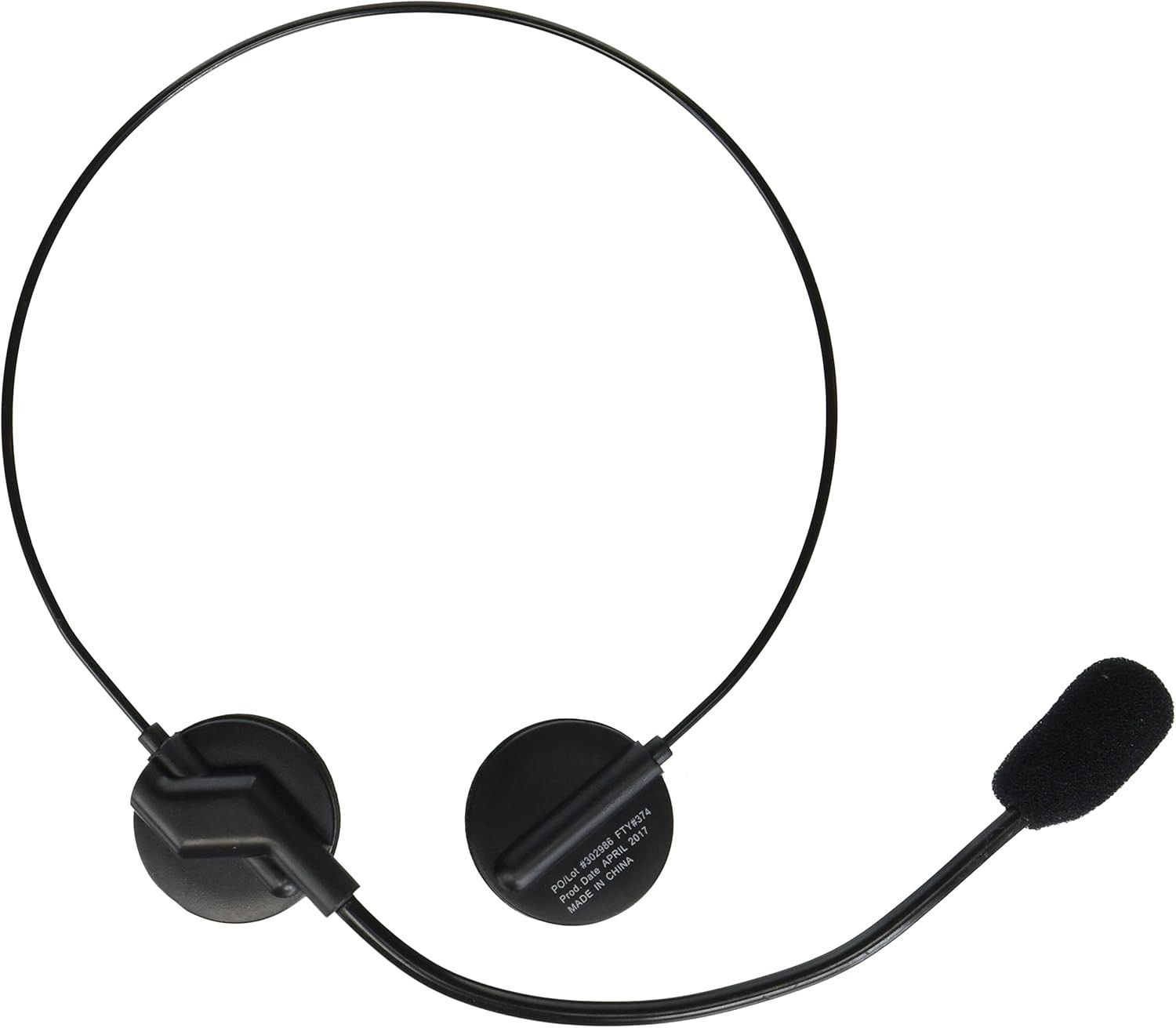 Rubie’s Rock Star Mic/Headset, Microphone Costume Accessory with Glitter Make-Up,Black | Amazon (US)