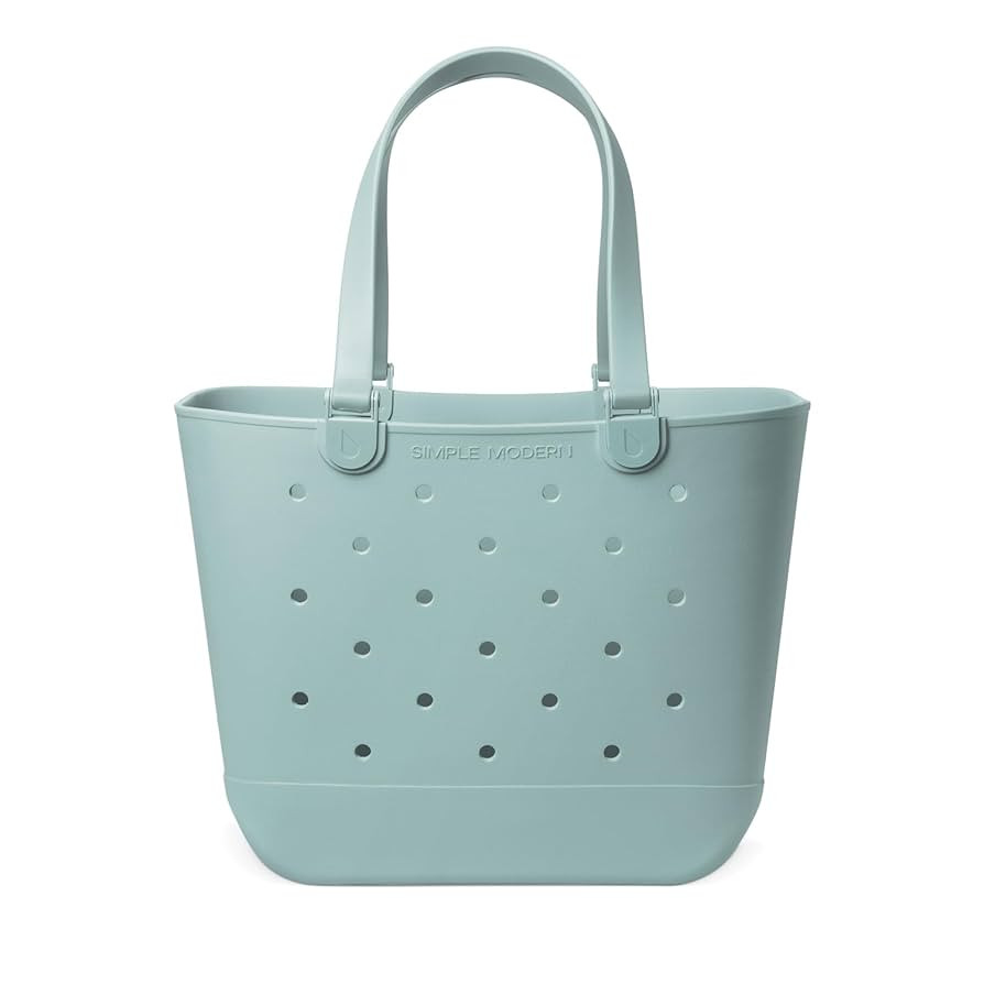 Simple Modern Extra-Large Beach Bag | Waterproof Getaway Rubber Tote with Zipper Pocket for Trave... | Amazon (US)