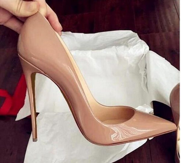 Top Quality 2018 Women Shoes Red Bottoms High Heels Sexy Pointed Toe Red Sole 8cm 10cm 12cm Pumps... | DHGate