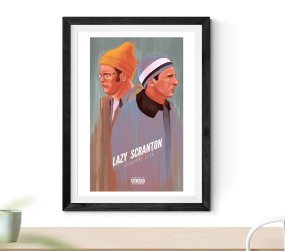 Lazy Scranton Office Art Print | Etsy (US)
