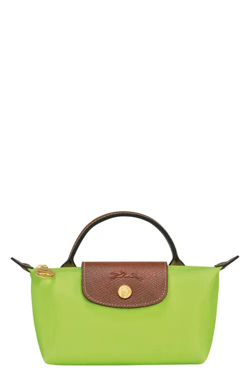 Longchamp Le Pliage Cosmetics Case in Green Light at Nordstrom | Nordstrom