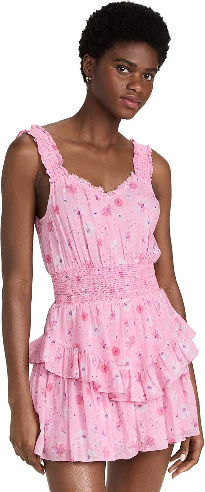 LOVESHACKFANCY Women's Norelli Dress | Amazon (US)