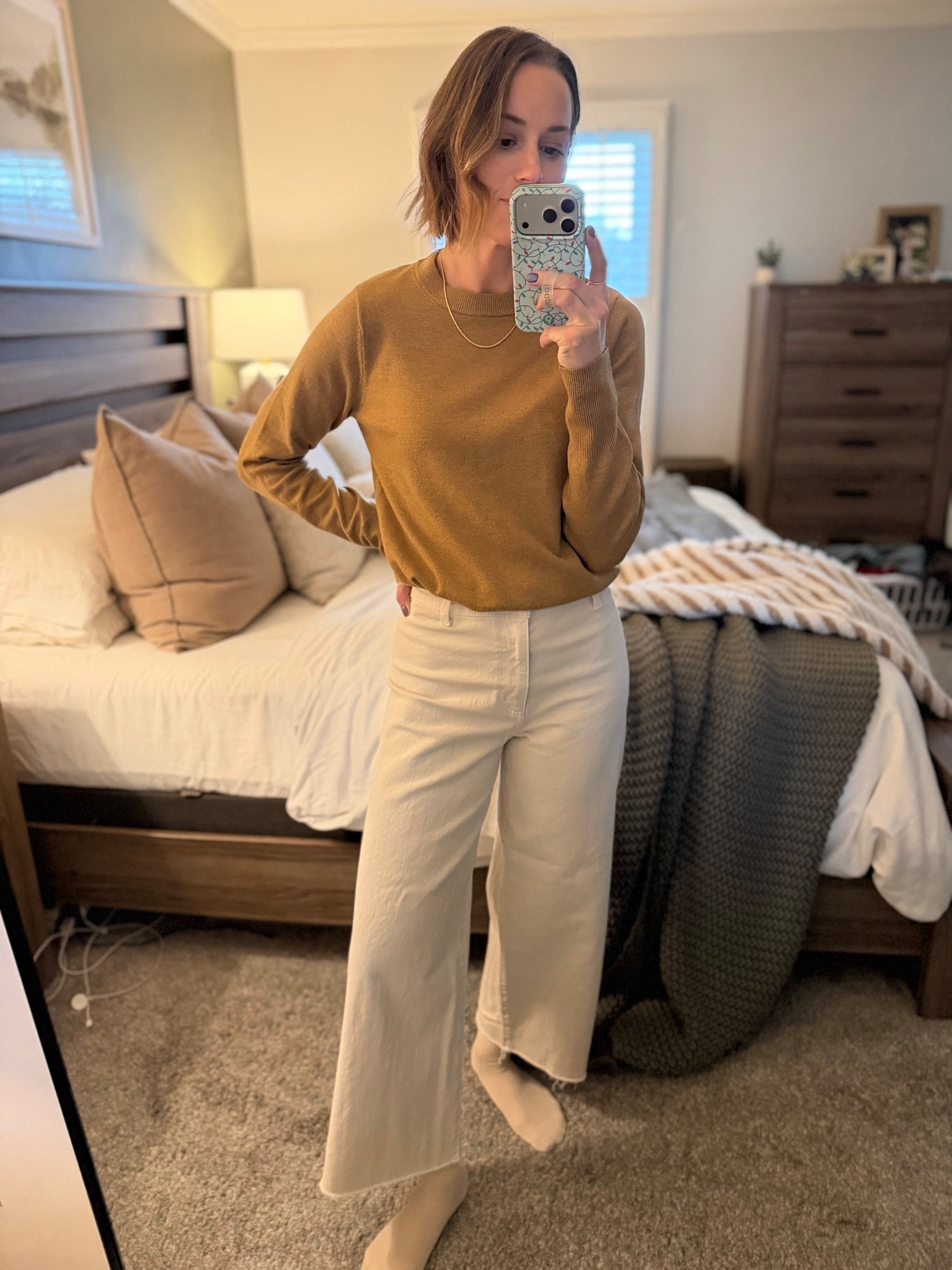 We celebrated Thanksgiving early with family this year and this was cute and comfortable! Some of my favorite jeans!

#LTKHoliday #LTKootd