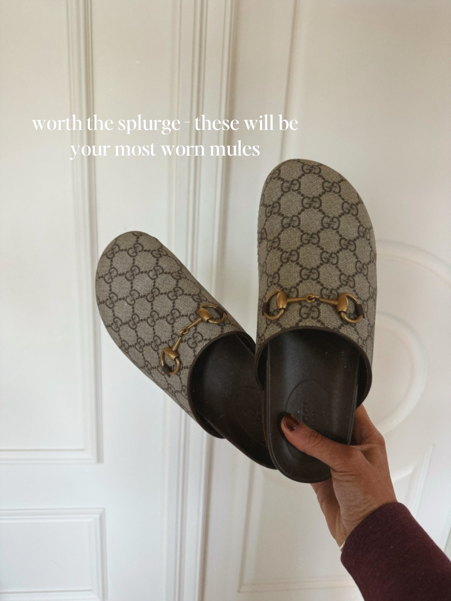 Gucci mules - one of my favorite designer purchases as of late
