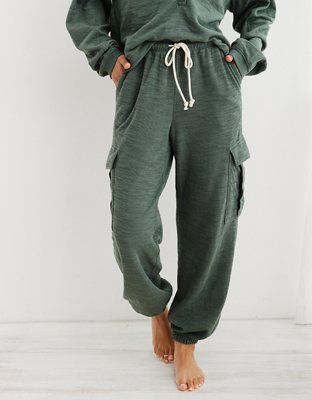 Aerie Baggy Light Weight Cargo Jogger | Aerie