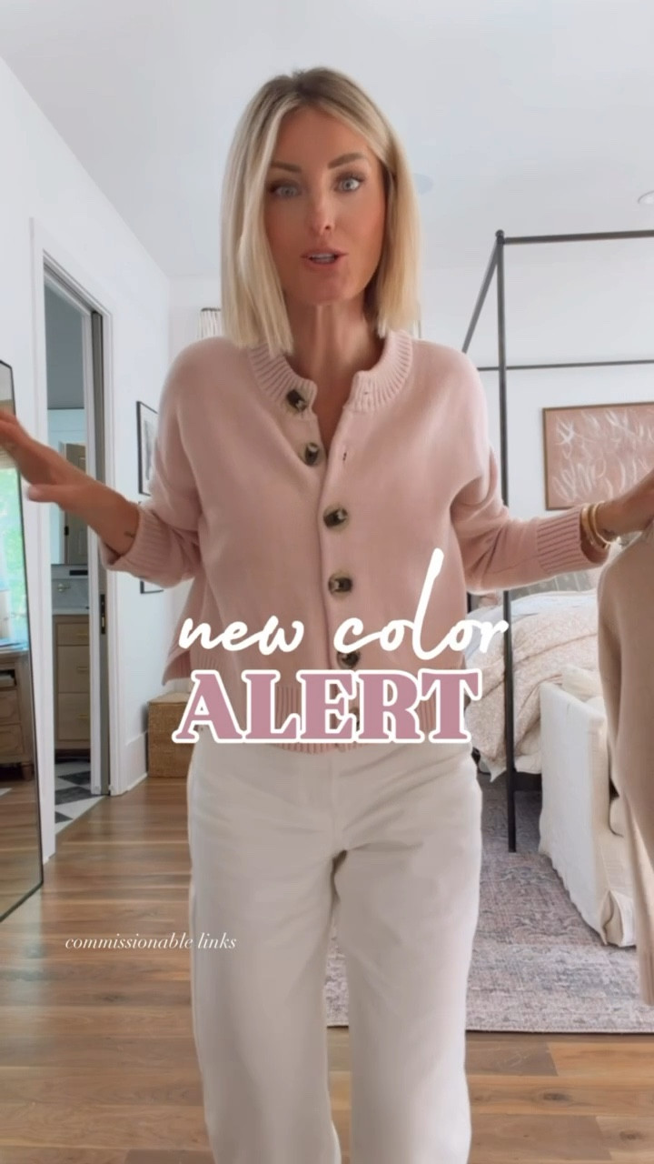 Obsessed with this new color in my favorite cardigan!! This is such a great staple for spring! Wearing XS/4.

Loverly Grey, Quince, neutral cardigan, pink cardigan, closet staples, white barrel jeans, white barrel denim, spring fashion, spring outfit ideas 

#LTKSeasonal #LTKootd