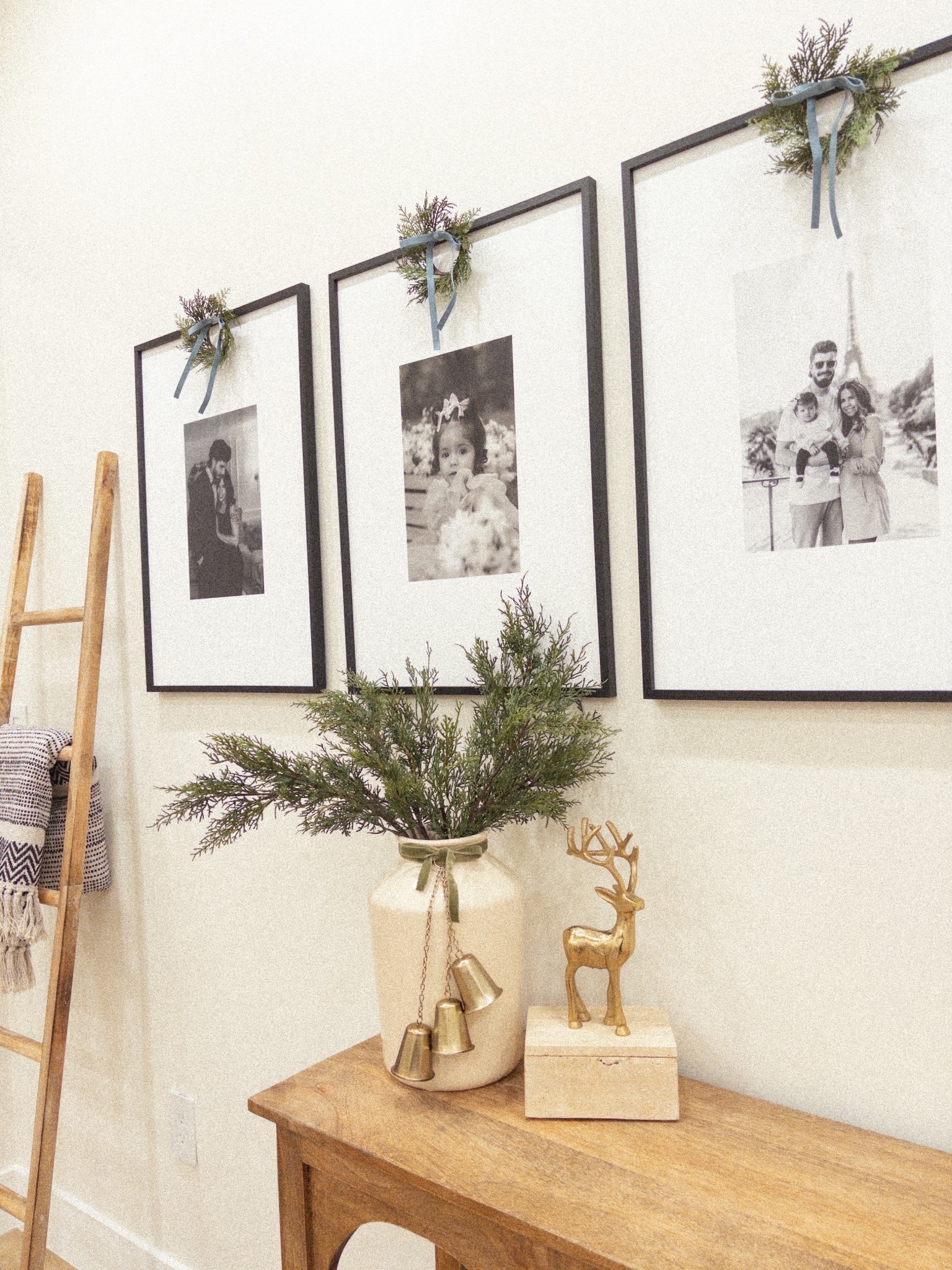 guest napkin holders as decor and helooooo these fake pine leaves areeee a must! 😍

#LTKHoliday #LTKHome #LTKSeasonal