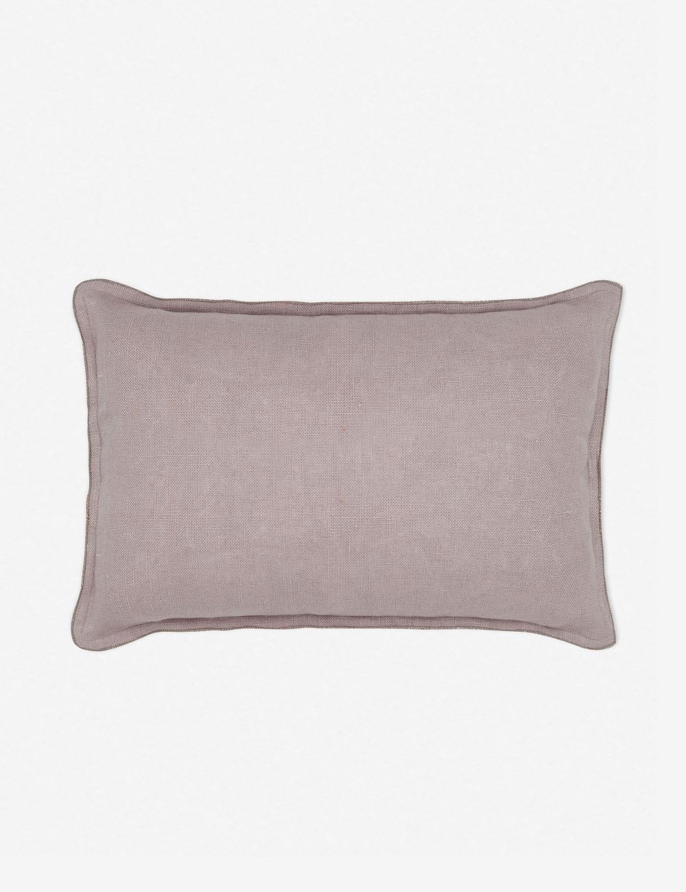 Arlo Linen Lumbar Pillow, Dark Natural | Lulu and Georgia 