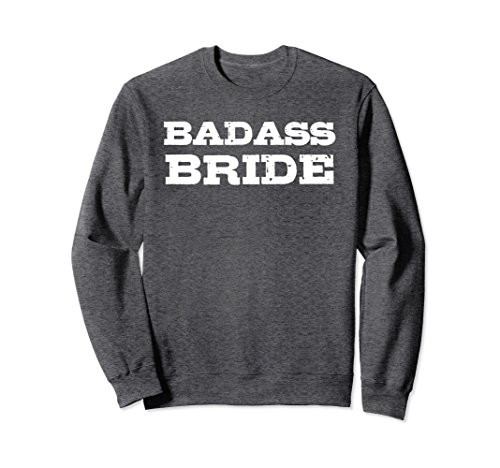 Unisex Funny Honeymoon Wife Future Mrs Bride To Be Sweater Gift Small Dark Heather | Amazon (US)