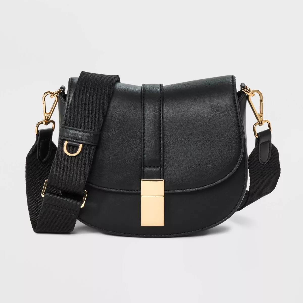Saddle Crossbody Bag - A New Day™ Black | Target