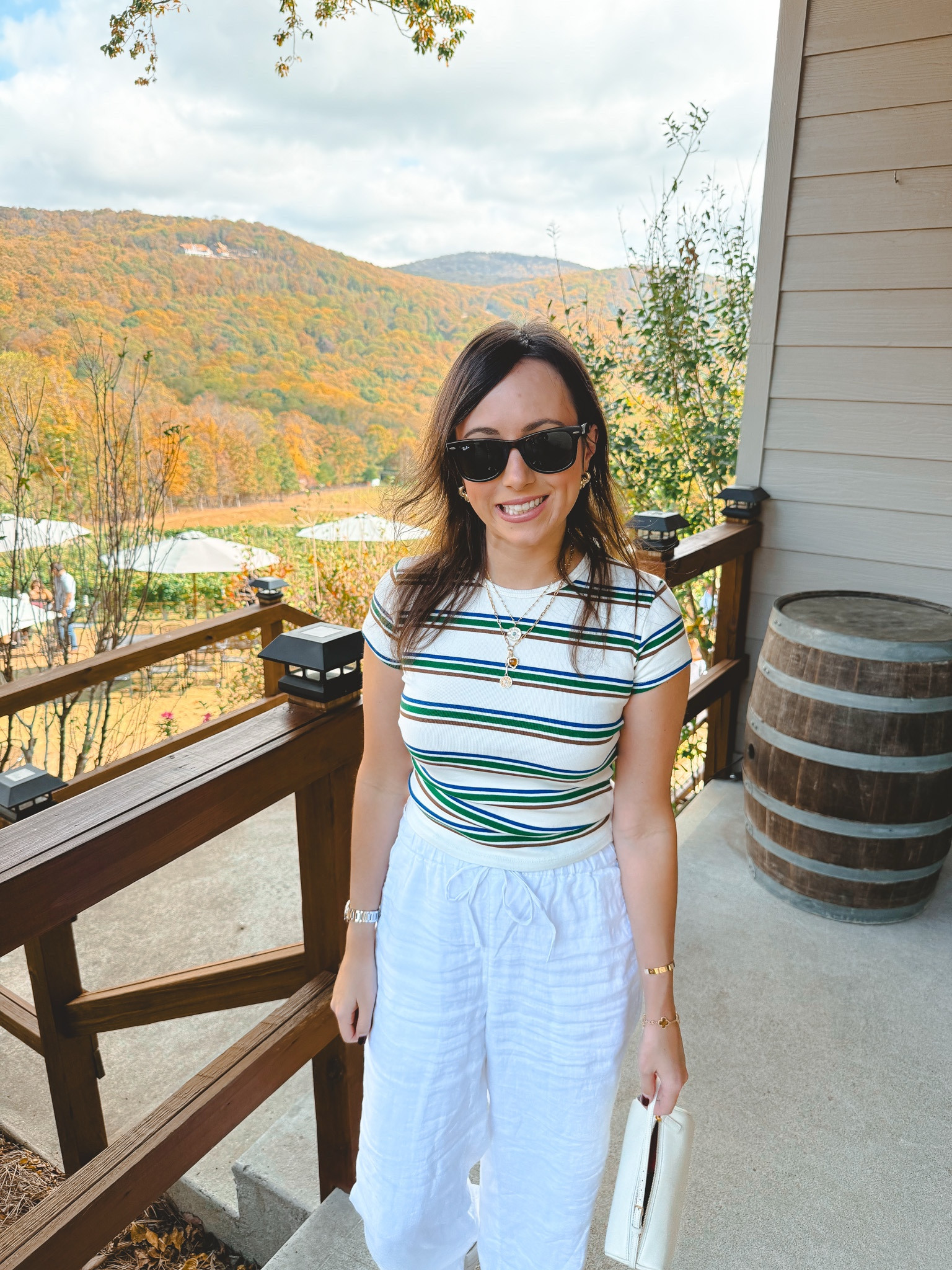 Zara stripe tee (medium), jcrew white linen pants (omg these are insanely comfy and cute! Xs), Baublebar earrings



#LTKSeasonal #LTKFindsUnder100 #LTKStyleTip