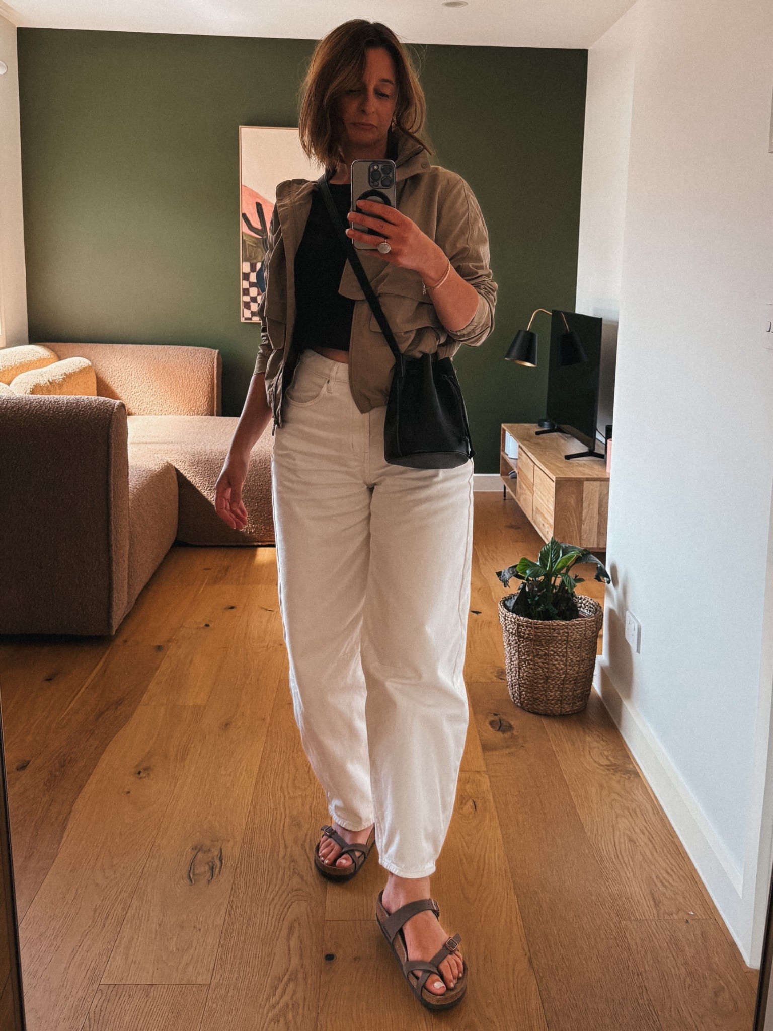 Jeans -Assembly Label. Wearing my usual side 26 
Top - Assembly Label (old) wearing my usual size 8 
Jacket - Lululemon (old colour) sized up to a medium
Sandals - Birkenstock. Tts 

#LTKFashionMonth #LTKsummer #LTKaustralia