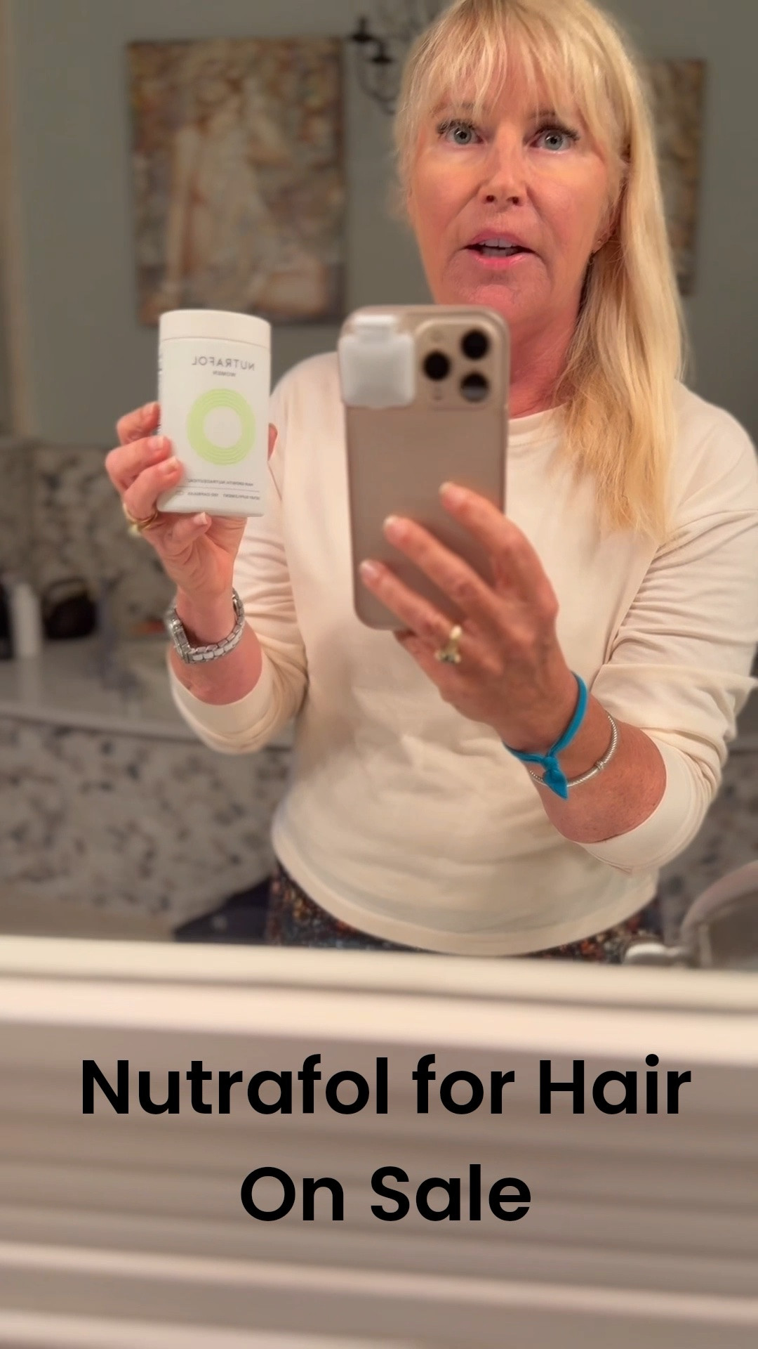 As we age, our hair can become thin and brittle. I have found that Nutrafol reserves the signs of aging in my hair! I challenge you to try it for 4 to 6 months to see if it works for you. Right now you can get 25% of a three or 6 month supply.

#LTKOver40 #LTKBeauty