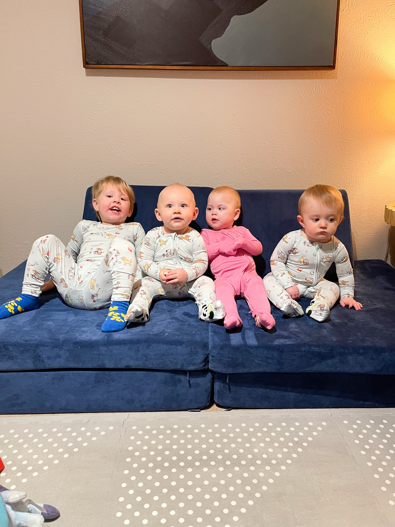 Not me turning everyone into a @bellabubear lover 😍 thes kids pajamas are to die for!!