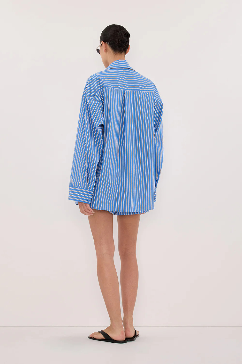 MISHA AZURE STRIPE SHIRT | DISSH