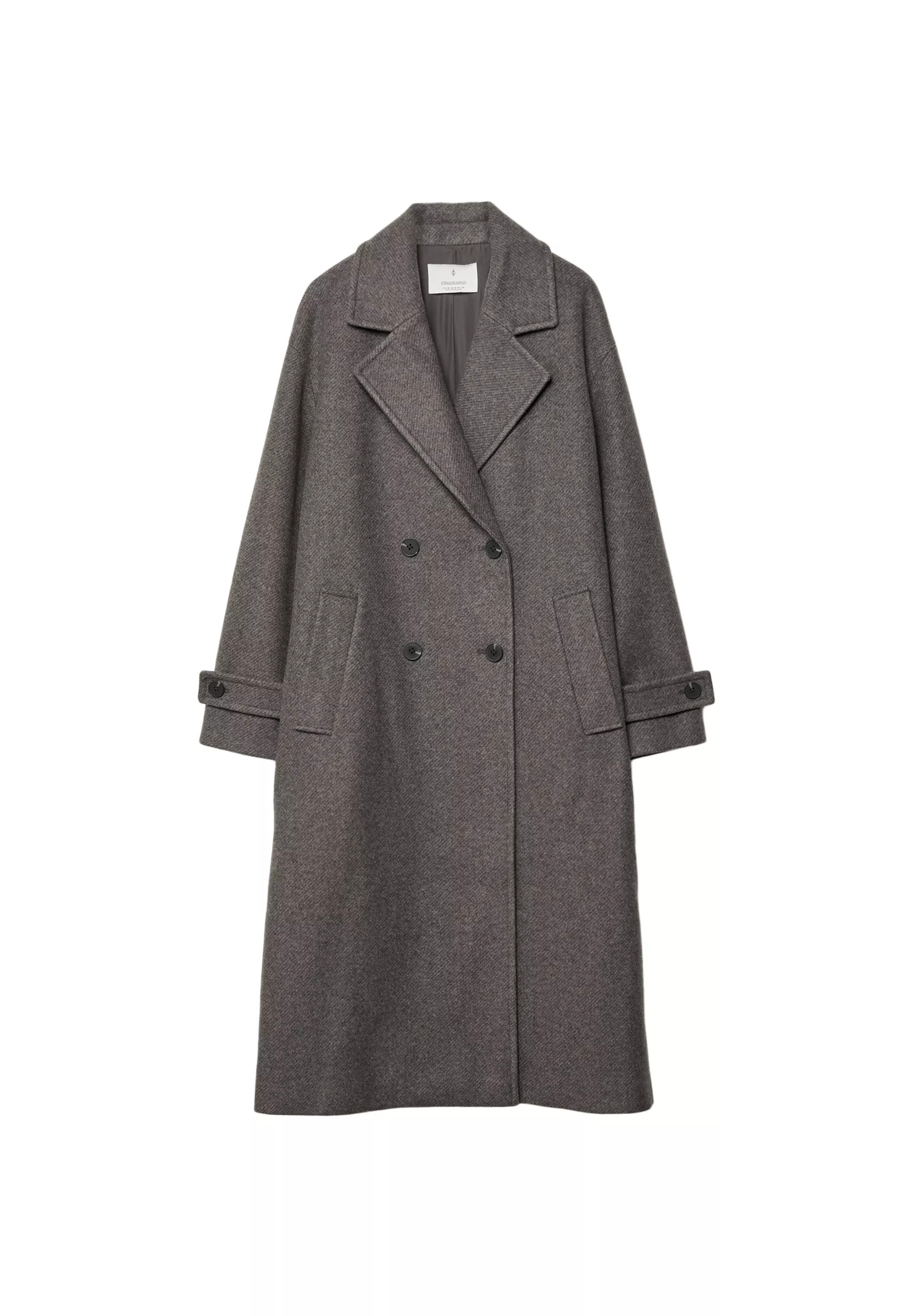 Manteau long oversize - Tout afficher femme | Stradivarius France | Stradivarius (FR)