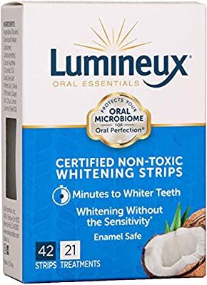 Lumineux Oral Essentials Teeth Whitening Strips - 21 Treatments - Dentist Formulated and Certifie... | Amazon (US)
