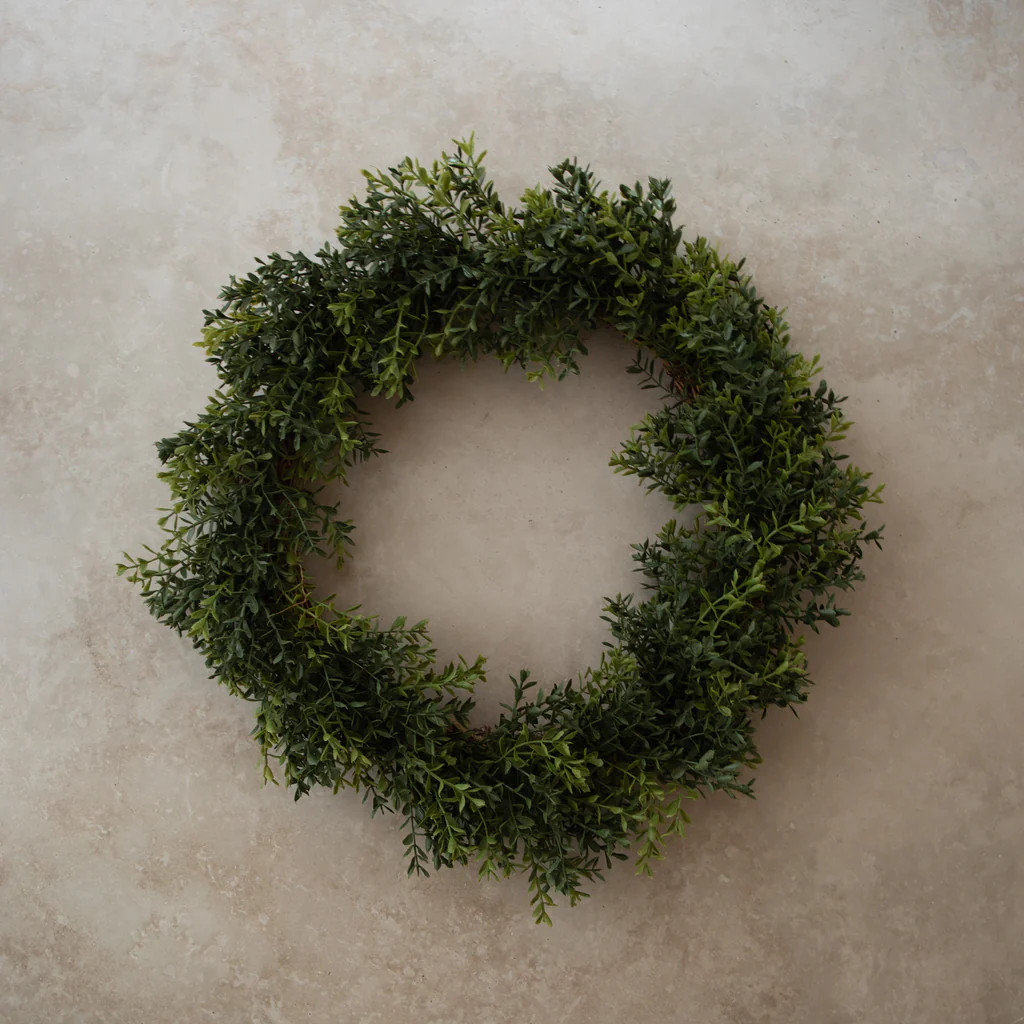 Highlands Boxwood Wreath | Monika Hibbs Home