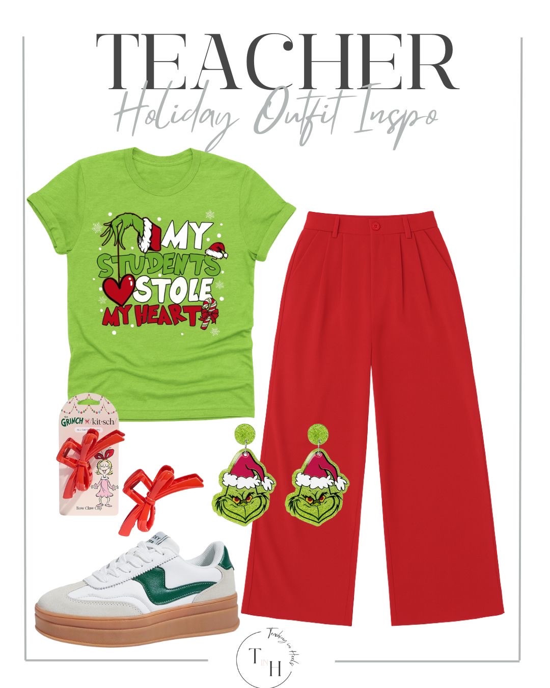 teacher  classroom style   teacher outfit  teacher style  teacher work style workwear  business casual  business office outfit  teacher ootd  teacherfit  ootd trendteacher  teacher outfits  teacher ootd  teacher outfit ideas  grinch shirt  grinch teacher outfit  grinch day  Christmas outfit  Christmas teacher outfit  holiday spirit week 


#LTKSeasonal #LTKGiftGuide #LTKHoliday