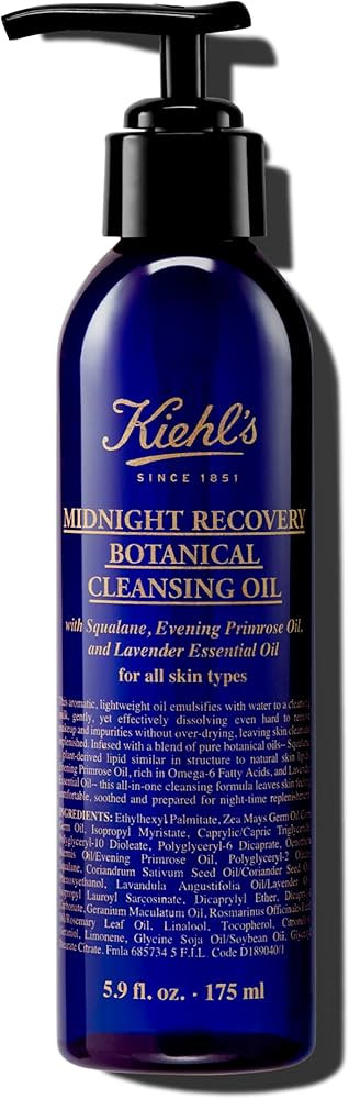 Kiehls Midnight Recovery Botanical Cleansing Oil Cleanser Unisex 5.9 oz | Amazon (US)