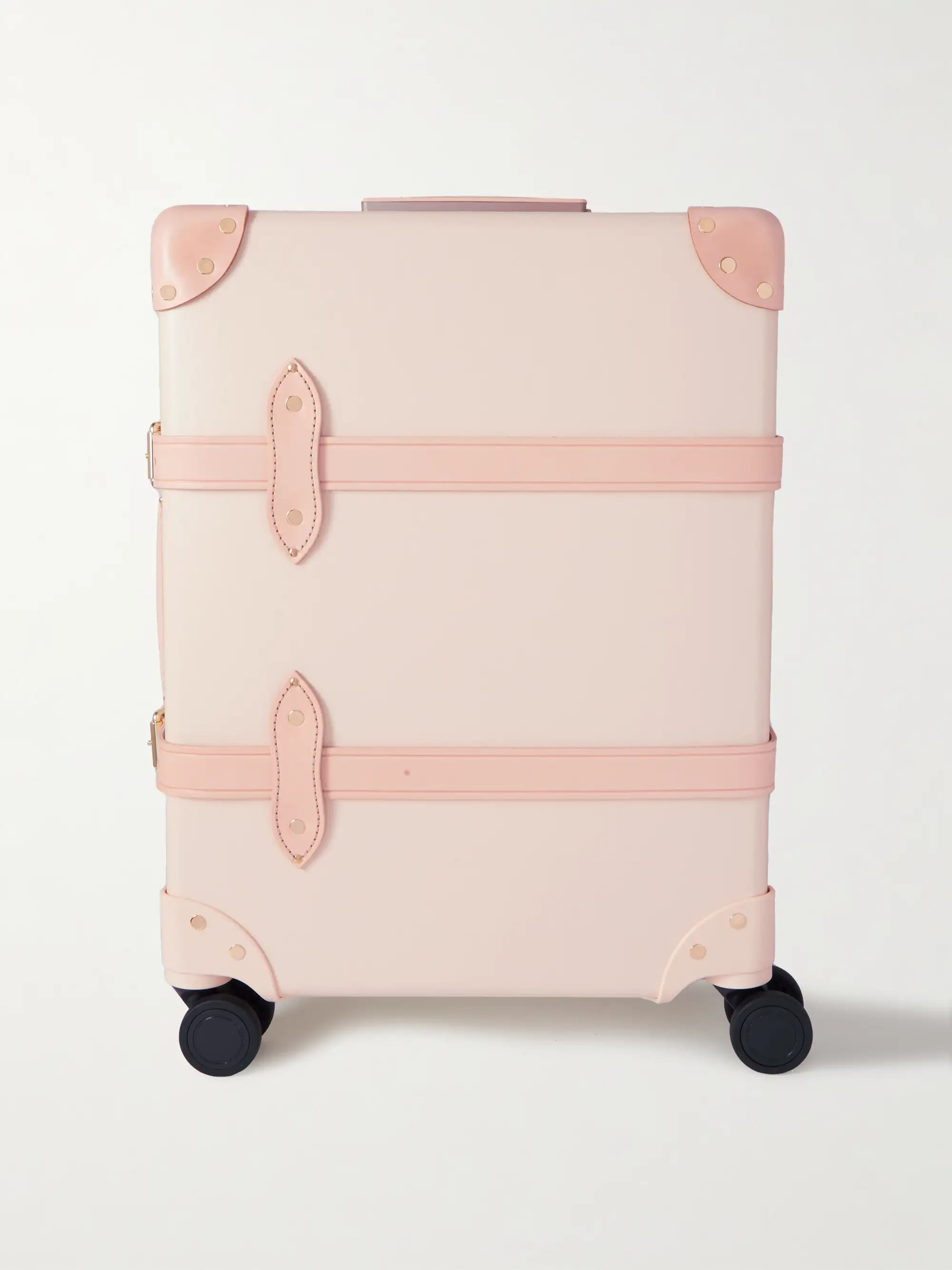 Centenary Carry-On leather-trimmed suitcase | NET-A-PORTER (US)