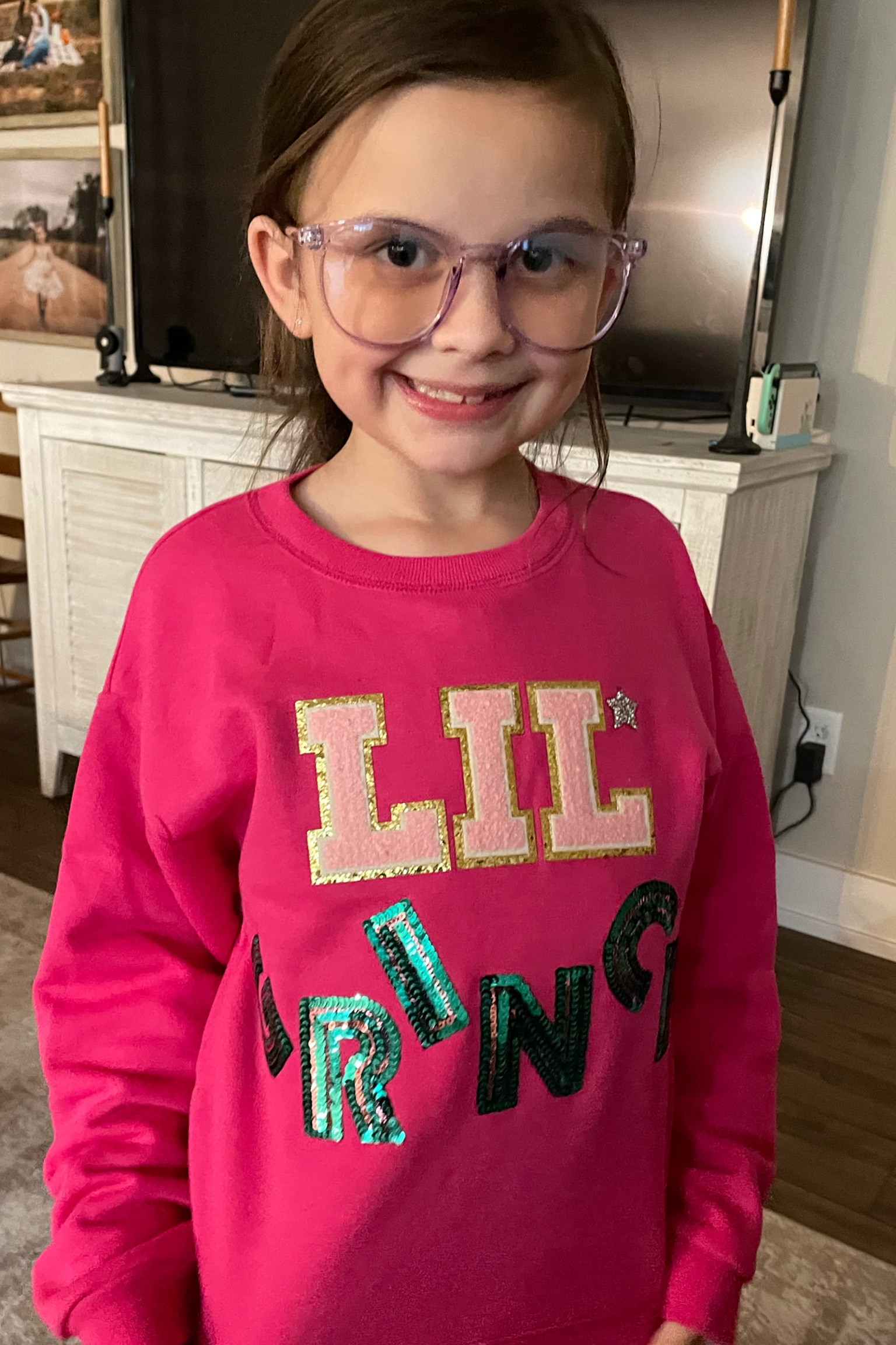 We 💖 the grinch! Grab this adorable sweatshirt for your little!! 
#thegrinch #grinchmas #girls 

#LTKkids #LTKunder100 #LTKstyletip