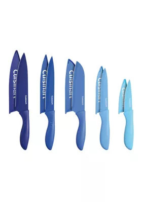 Cuisinart Ceramic Coated Oceanware Knife 10-Piece Set, Blue | Belk