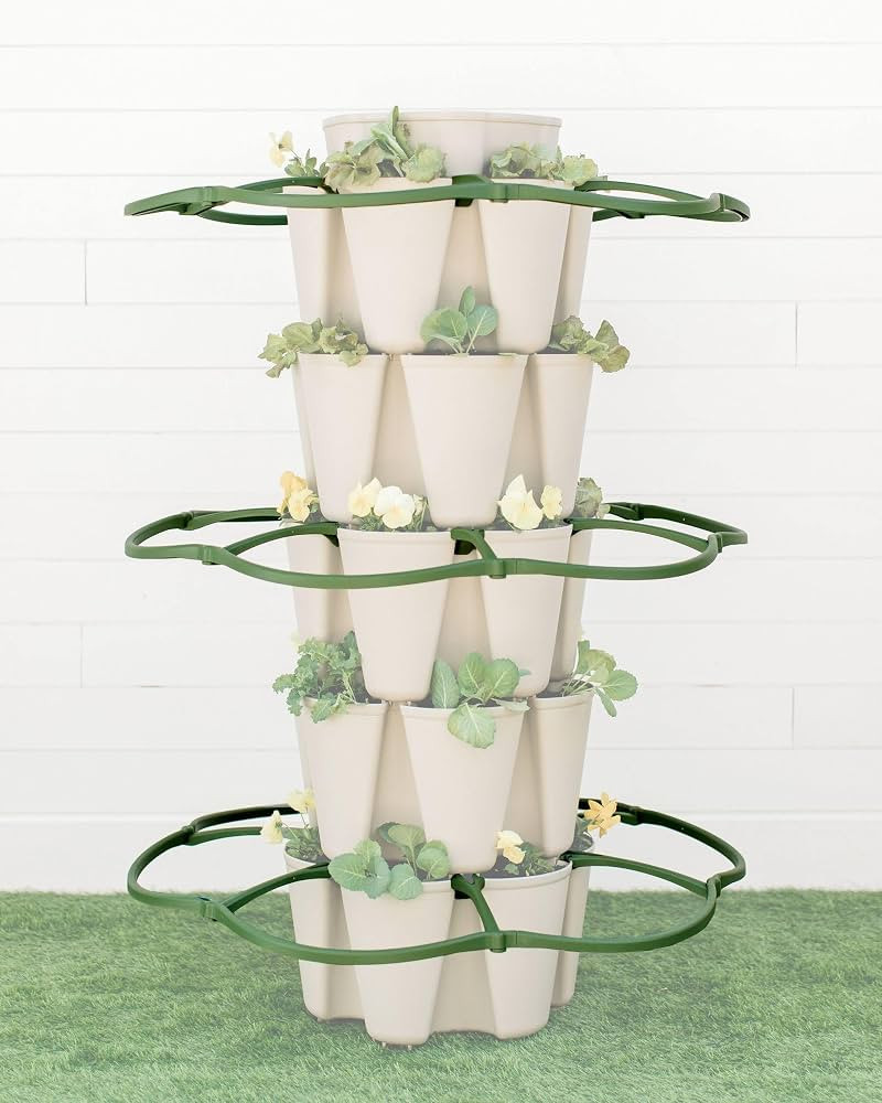 Greenstalk Set of 3 Plant Supports for Growing Tomatoes, Cucumbers, Peppers, Eggplant, and Squash... | Amazon (US)
