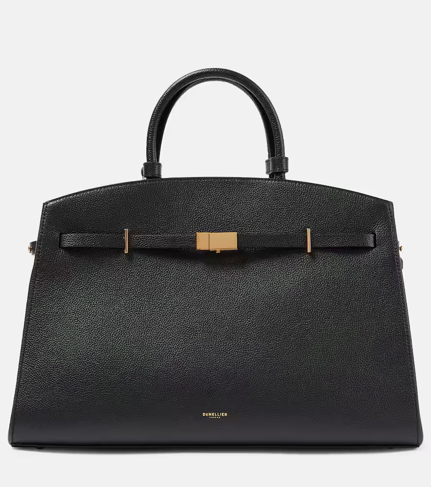 DeMellier Hudson Small leather tote bag | Mytheresa (UK)