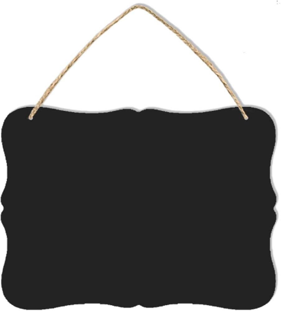Wooden Double Sided Hanging Chalkboard Signs,Memo Message Sign, Vintage Erasable Message Board Si... | Amazon (US)