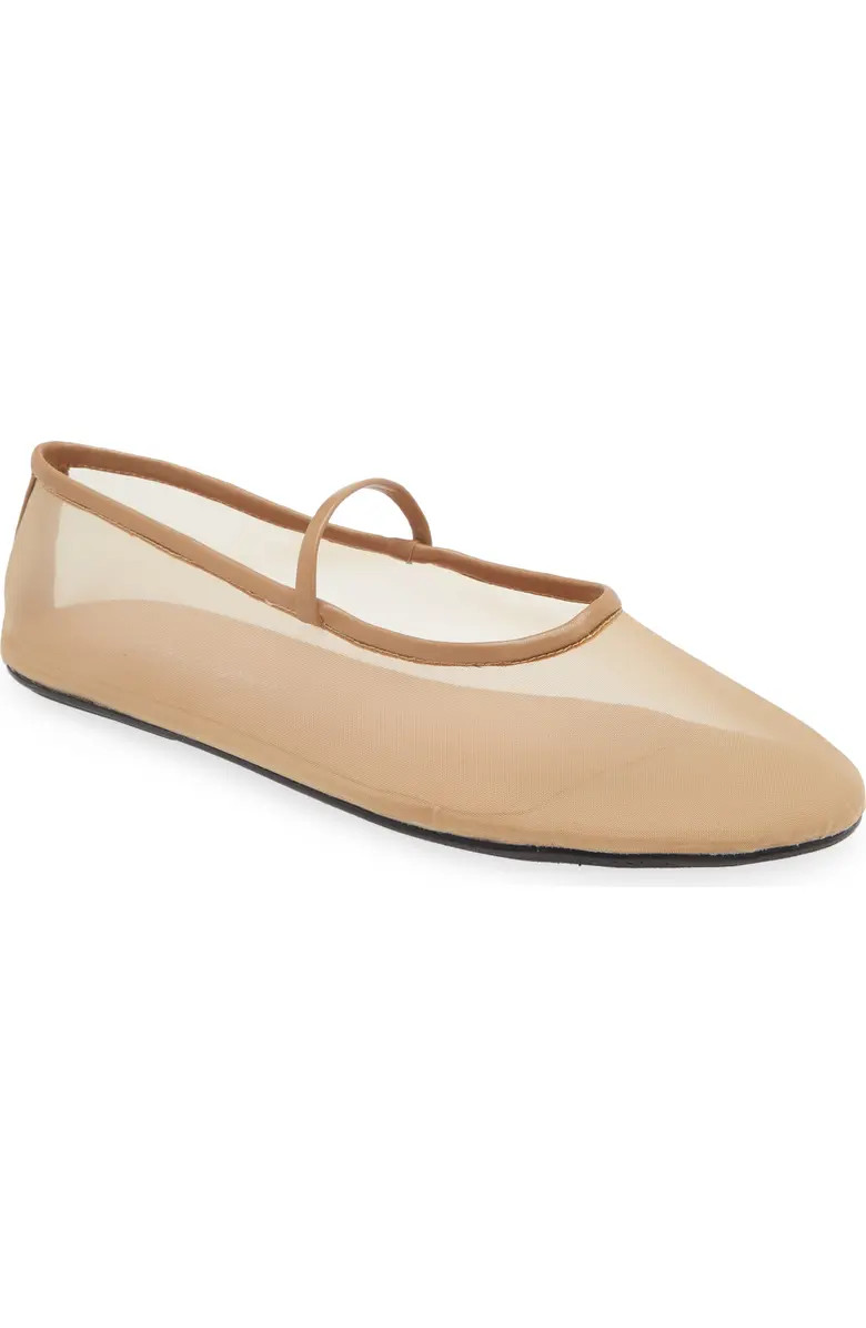 Mesh Mary Jane Flat (Women) | Nordstrom