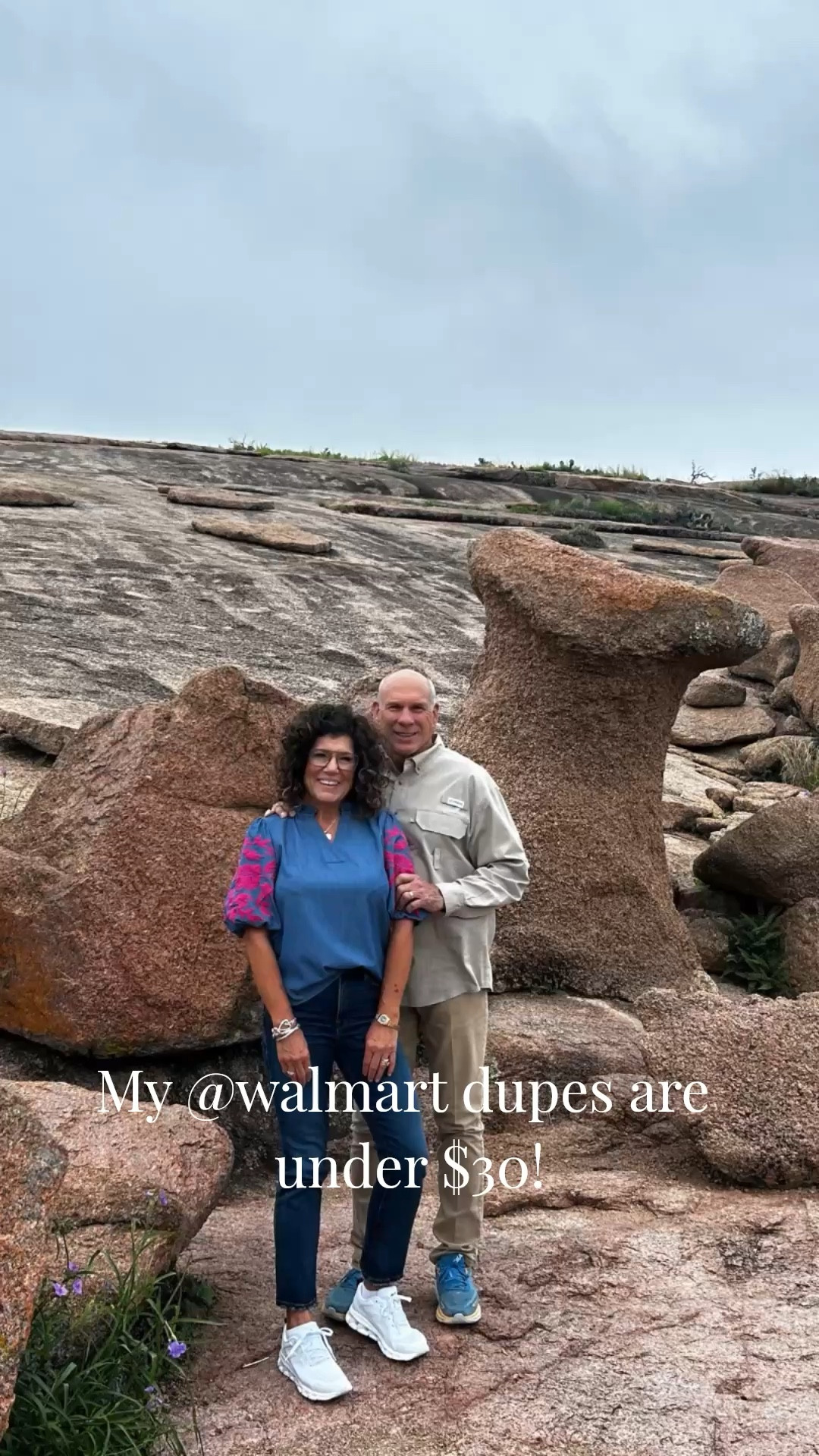 Took an unexpected hike but before I would agree, I had to stop @walmart for some comfy sneakers! 
Looks so similar to the more expensive sneaker we all know and love but under $30 ❤️