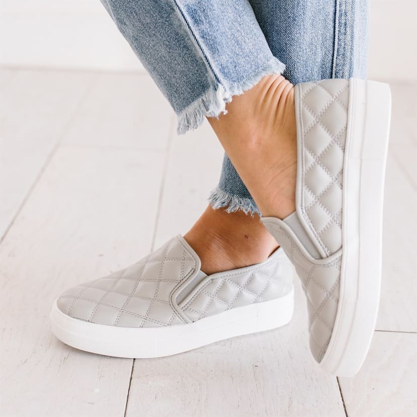Quilted Memory Foam Sneakers | Jane