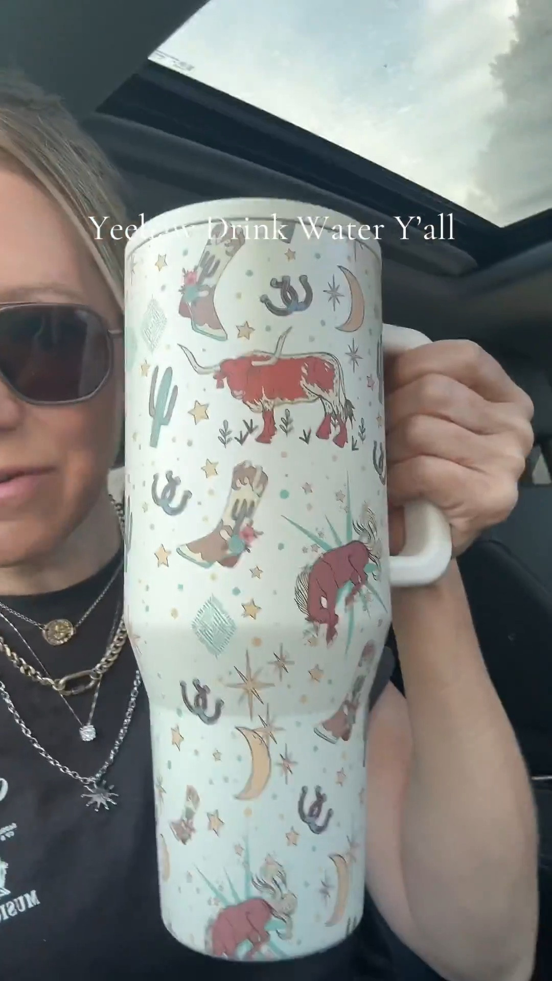 The western trend is huge right now and this tumbler fits right in!  Hydrojug tumblers have flip top straws and do not leak!

#LTKTravel #LTKFindsUnder50 #LTKActive